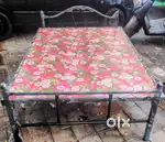 6x4 Smart Steel Cot with Clean Plywood Top