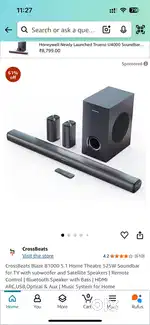 Crossbeat soundbar blaze