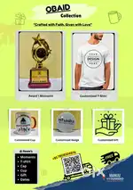 customised t-shirt, cup, gifts