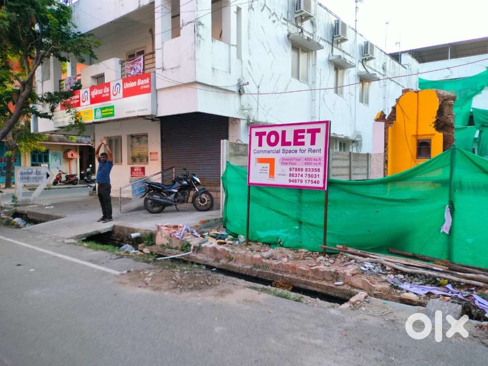 Prime Commercial space for rent in Church Street, Karaikal