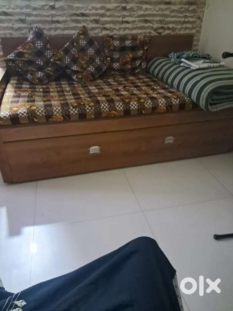 Sofa with mattress