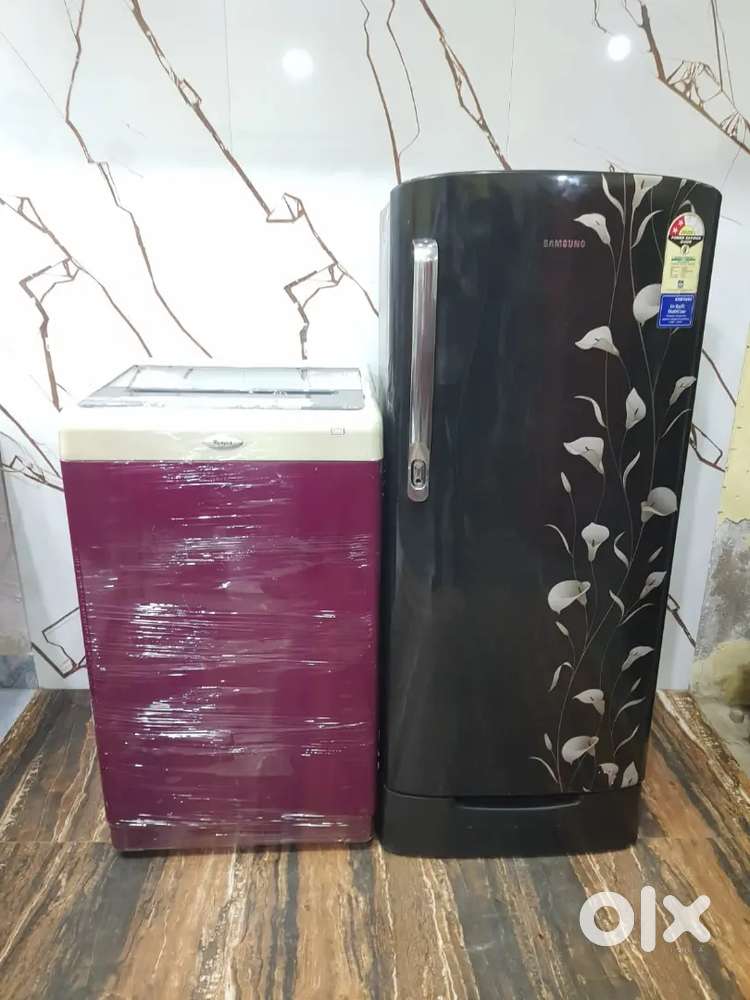 Lg fully automatic washing machine and refrigerator