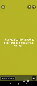Fast Mobile Typing Work Jobs