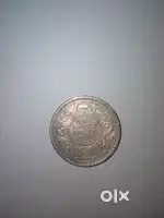 Old Indian Silver Coin 1919