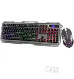 Gaming keyboard and mouse with brand new working condition.