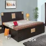 Biggest sale buy new double bed 3990, with box 6990/-