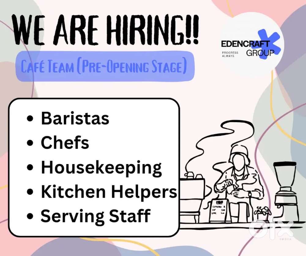 We are hiring! Cafe operations staff