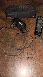 Tatasky setup box, remote, antenna
