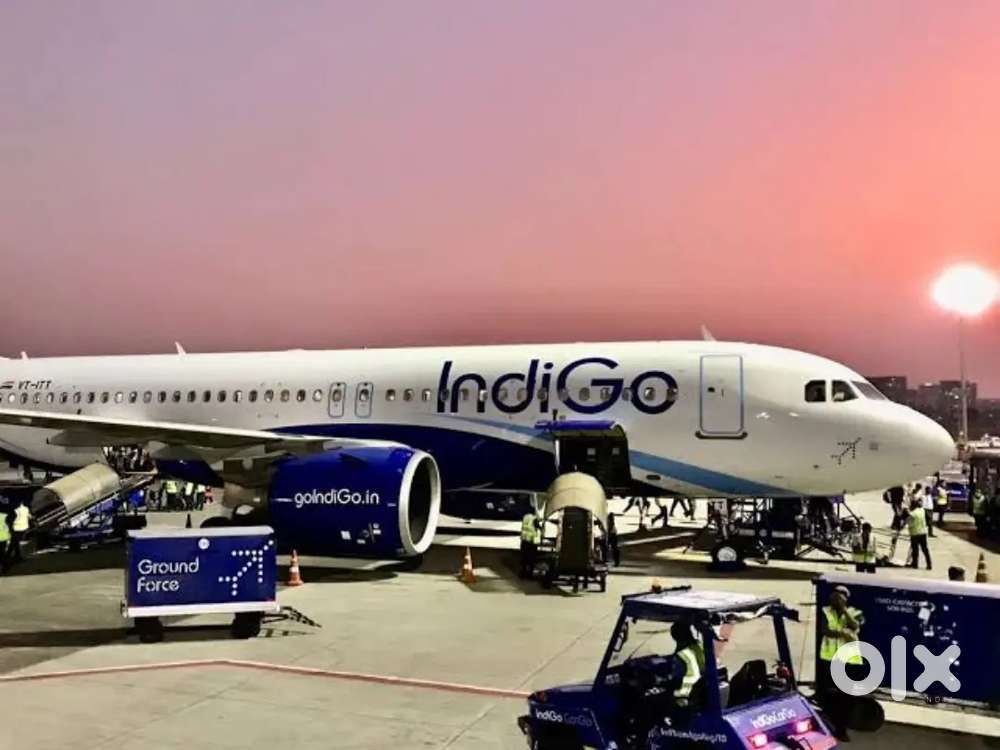 Ground staff vacancy open in Indigo airlines limited seats