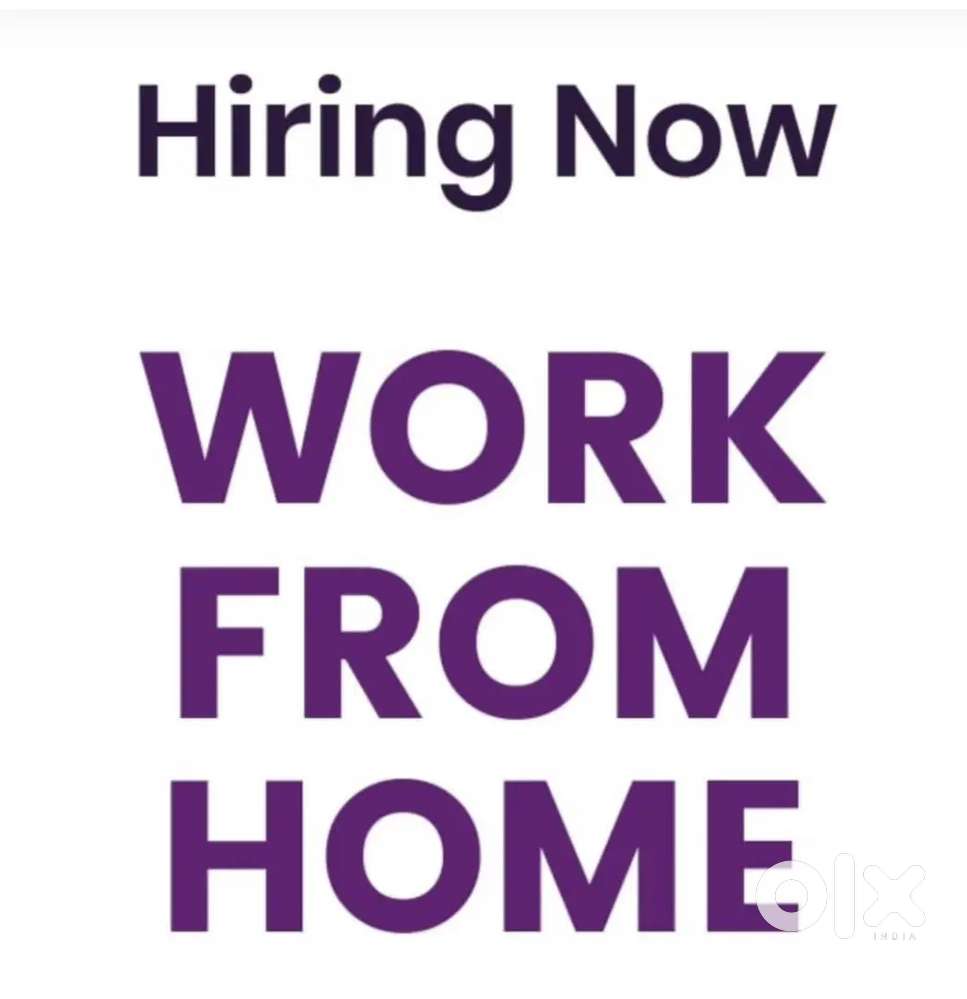 Work From home without any investment