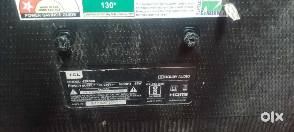 TCL 43inch led 4k led tv