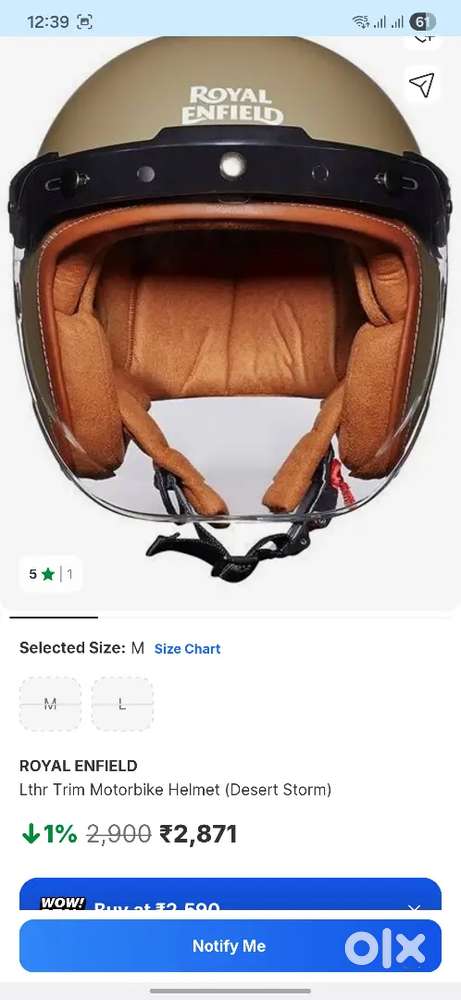 Original Royal Enfield helmet