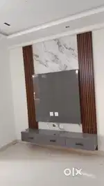 Available 3bhk Semi Furnished flat on Airport Road Zirakpur