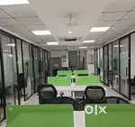 Good location 8 cabin plug and play office space rent in Madhapur