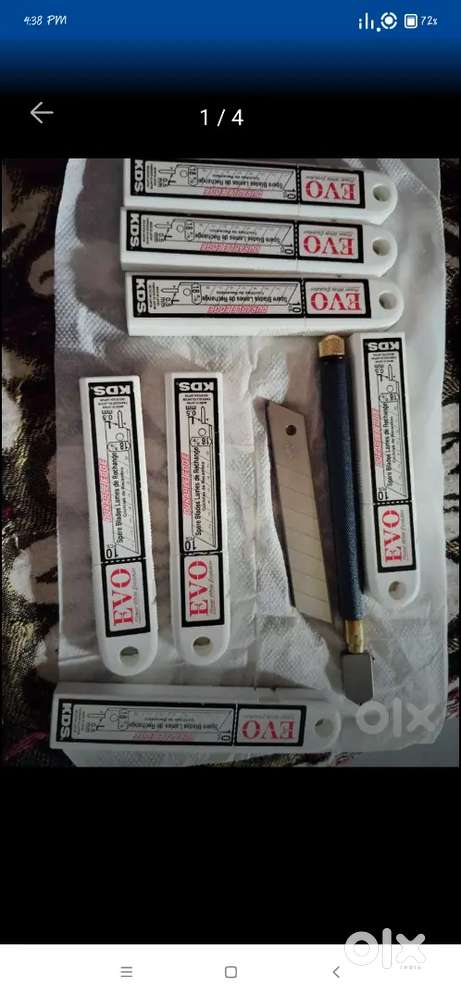 Glass cutting blades