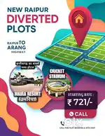 Naya Raipur Diverted plot