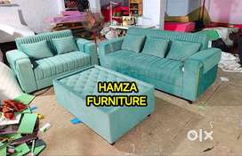 HAMZA FURNITURE NEW DESIGNER STYLISH LOOK 3+2 Sofa set Bajaj finance A