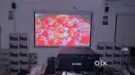 RD2 Projector 350Inch 4K 3D Watch Movies Cricket For Home Office Cafe