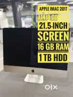Used 22inch Apple iMac 2017 All-In-One Desktop computer. Core i5/8G/1T
