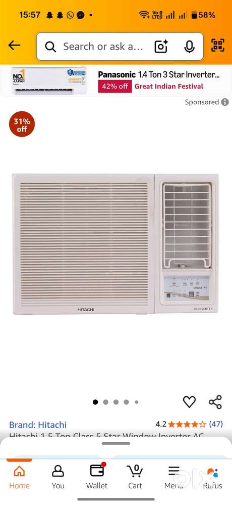 Hitachi window ac
