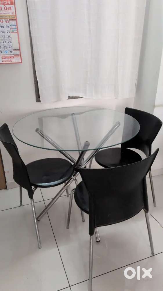 Dining table with chairs