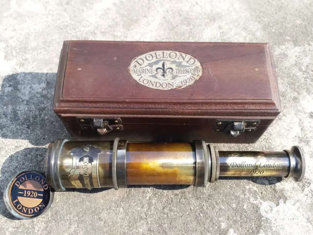 Rare antique Brass functional telescope