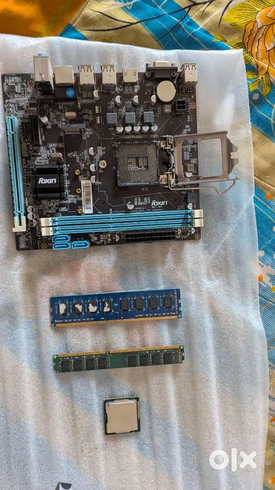 “Intel i3 2nd Gen + Foxin Motherboard + 8GB DDR3 RAM