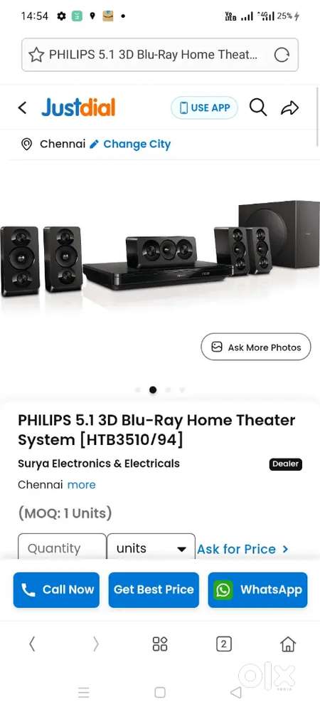 Phillies home theater Blu-ray1000W