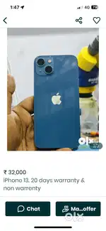 IPHONE 13 blue collar