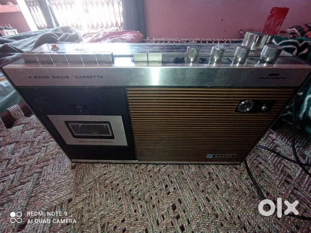radio tape old antique item decorate item and work