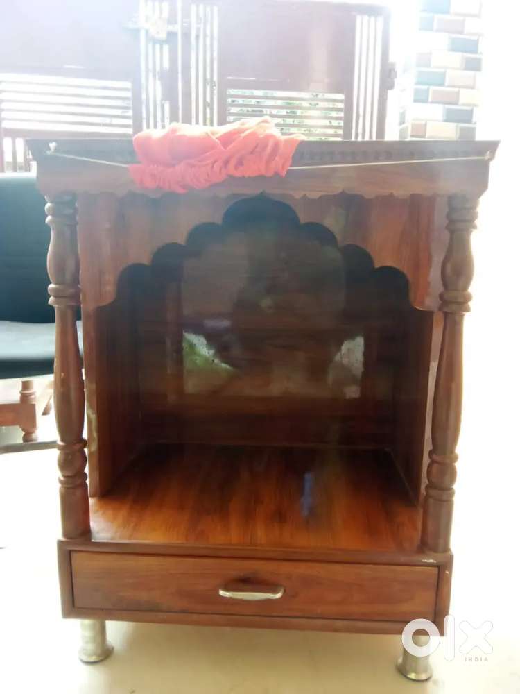 Solid wood home temple