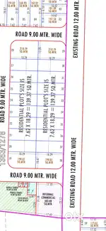 166 syd on 40 ft road jda plots 76.30lack 80% loanable jaipur near sez