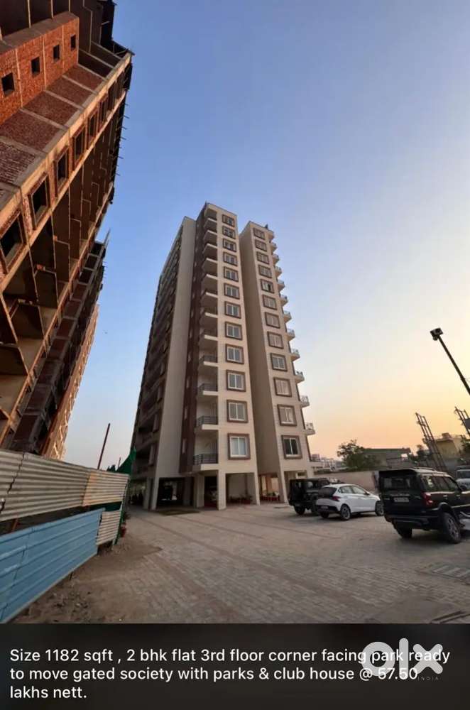 2BHK APARTMENTS FOR SALE WITH COVER CAR PARKING IN GREATER MOHALI