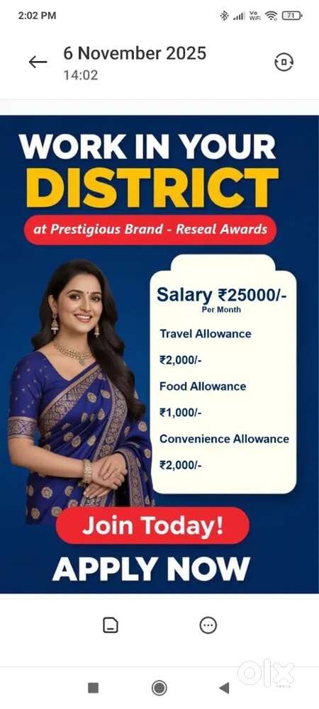 FIELD EXECUTIVE WITH GOOD SALARY