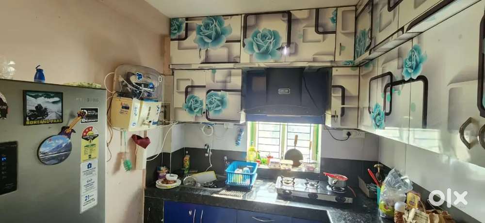 Ready to move 3 BHK with complete interior and chimney