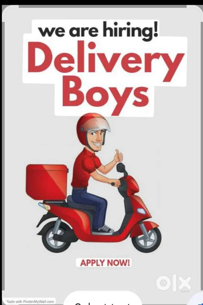 Hiring delivery boy