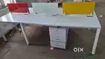 Workstation Computer table 6 Seater with glass partition