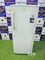 White Shiny Lg Flower Desgin 5 star ratings Single Door Refrigerator