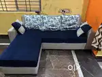 L Shape 3 seater sofa set one year old