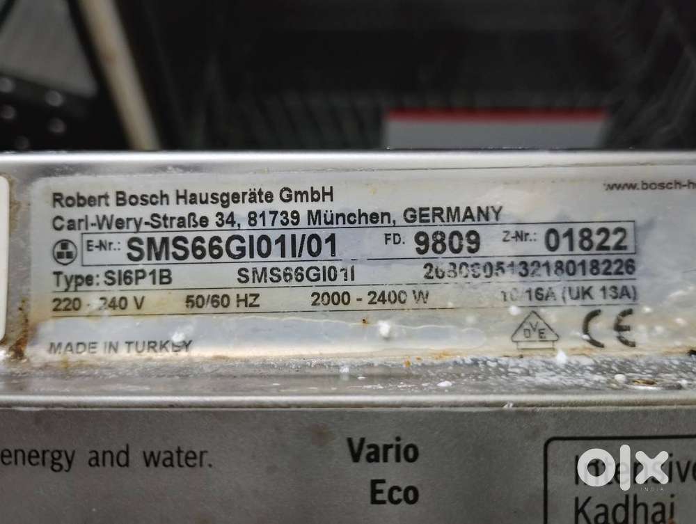 bosch dishwasher