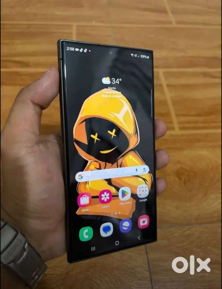 Mobile samsung S24 Ultra 5G, 12Gb 256 storage other country mobile
