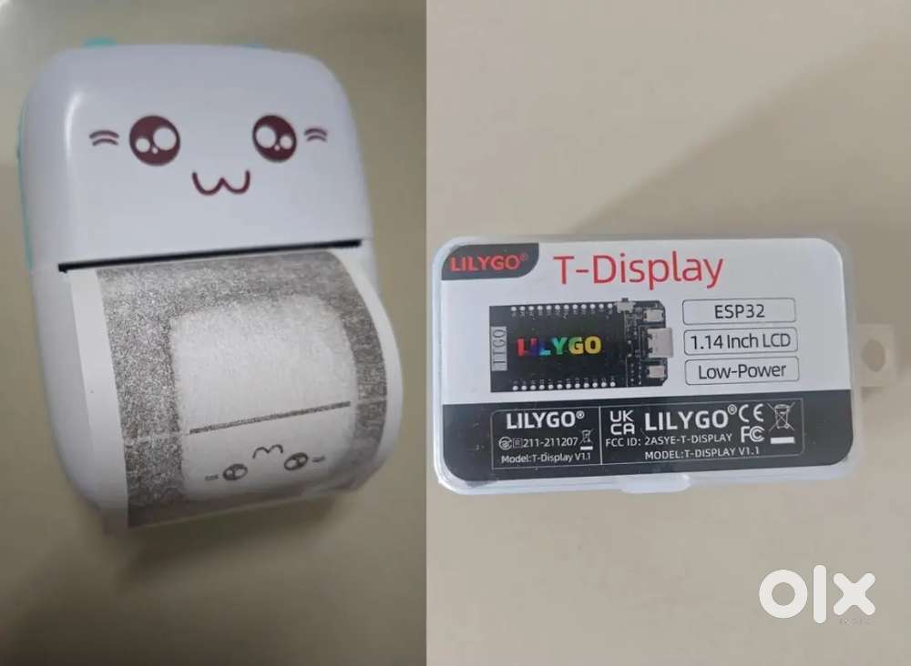 Mini Thermal printer and Lilygo (T-display)