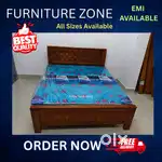 Sleep in Style with Solid Wood Luxury - Free Delivery, Furniture Zone