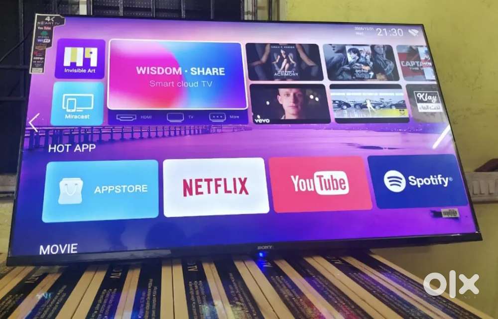 32 inch sony smart Android frameless oled 4k 3yr display waranty 8500