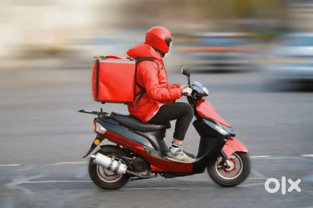 Free Job required Parcel Delivery boys bike Rider