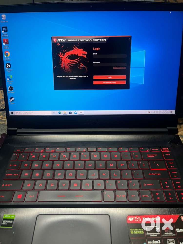 MSI GF 63 thin 95C (25000only)