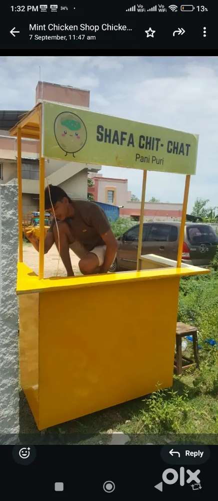 Panipuri cart shop