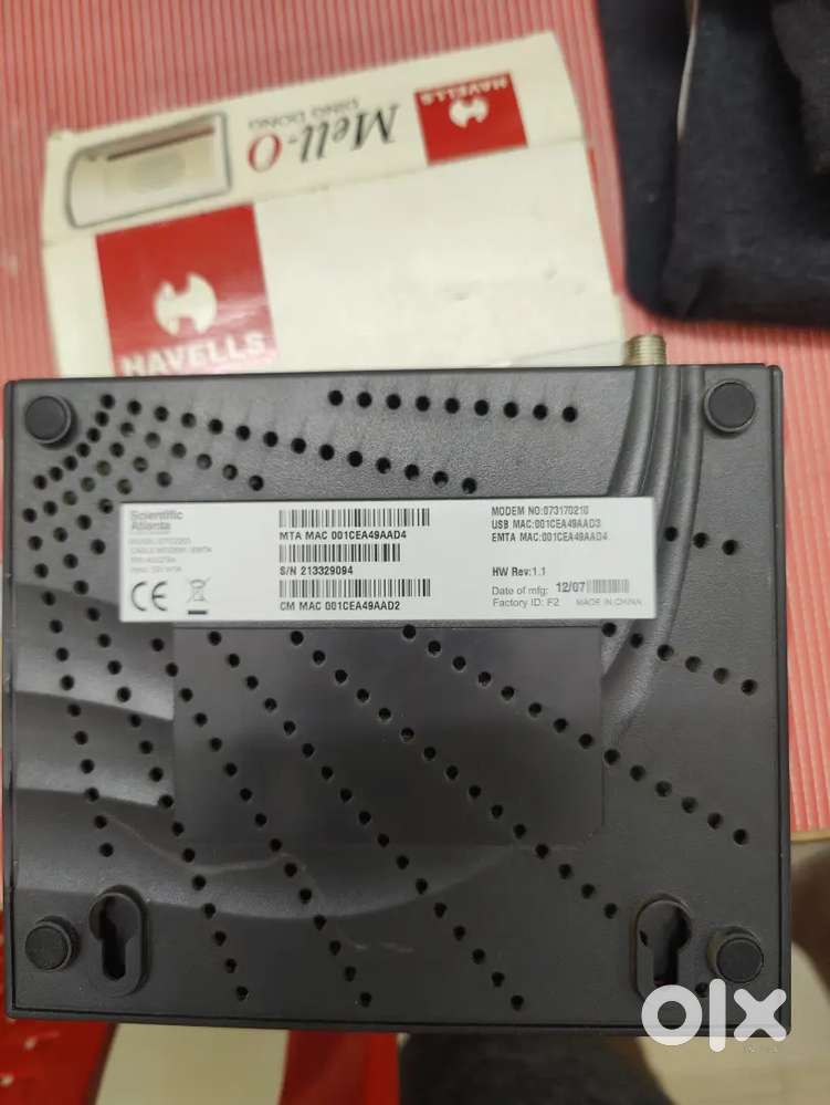 Door bell ,&  Internet Modem,D link Router