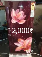 Cherry colour refrigerator new condition