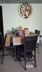 Dining table with 4 seater